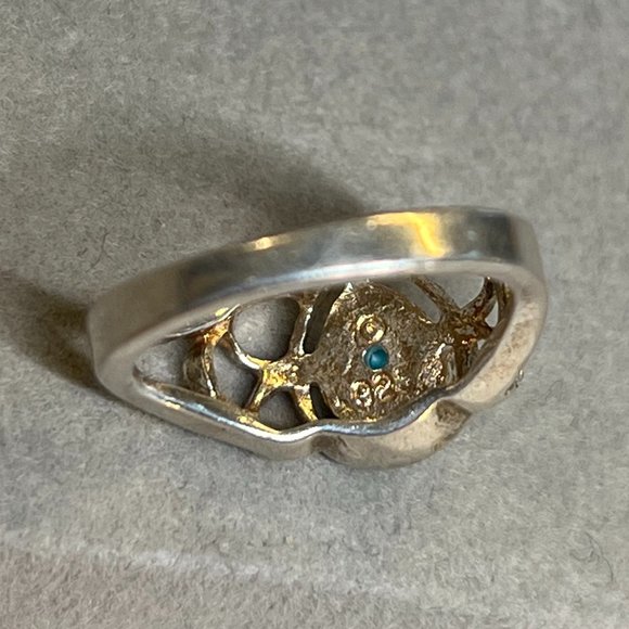 Turquoise Sterling Ring - Picture 15 of 16